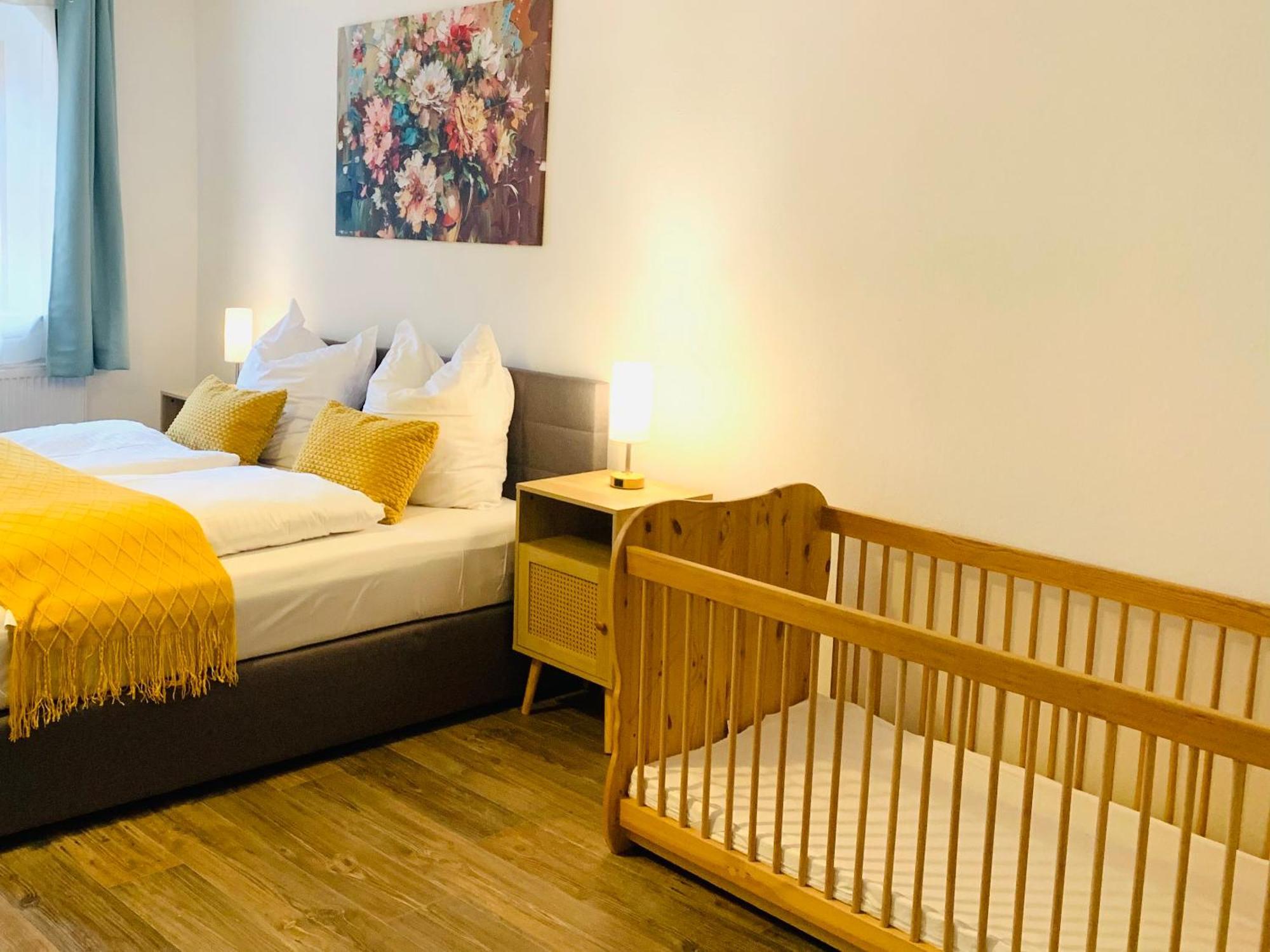 Am Schloss Wolkenstein, 86M2, 3Br, Babybett, Office Eksteriør billede